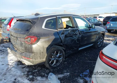 2022 BMW X3 xDrive30I from USA, damaged, VIN WBX57DP00NN176722